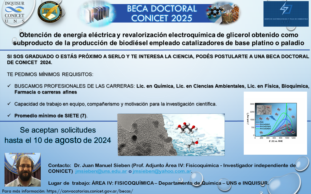 Beca Doctoral Conicet 2025