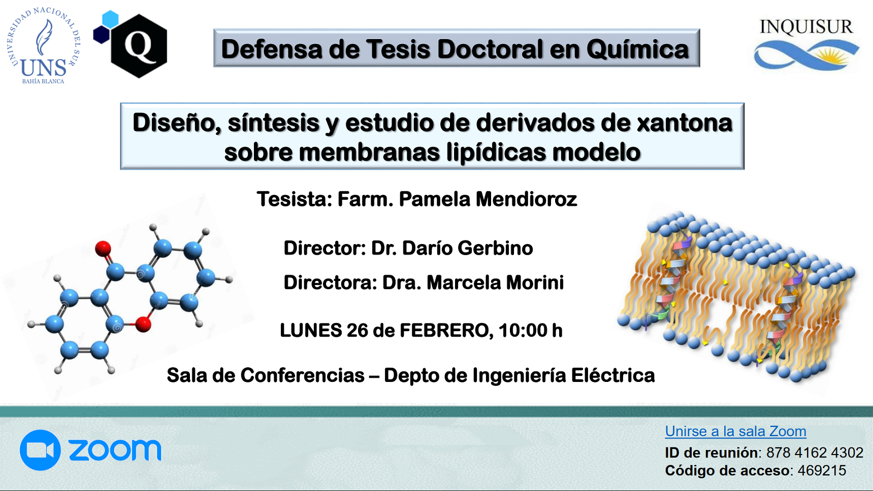 Flyer - Defensa de Tesis PM